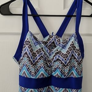 Prana Midi Dress Blue Small
